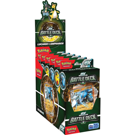 Battle Deck Display: Lucario & Ampharos EX