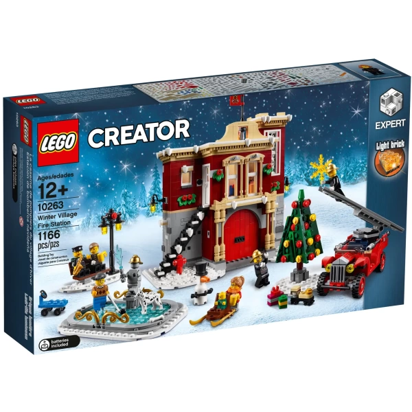 lego brandweerkazerne in winterdorp 10263