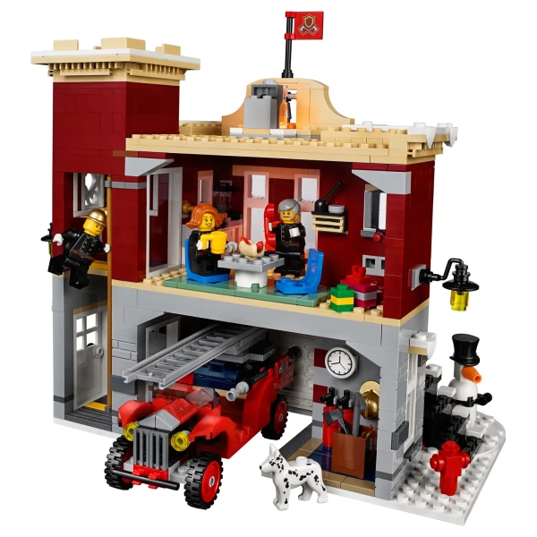 10263 LEGO Creator: Brandweerkazerne in winterdorp