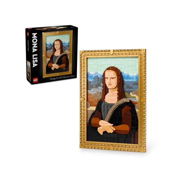 lego mona lisa art