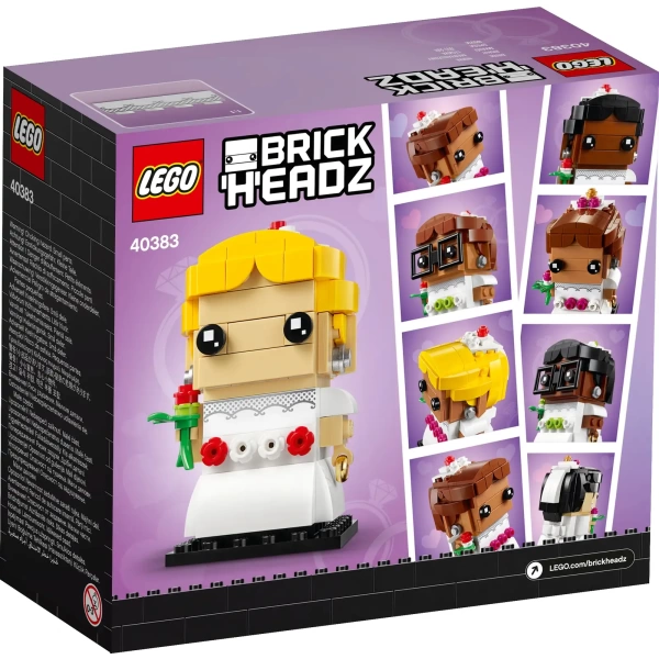 40383 LEGO Brick Headz: Bruid