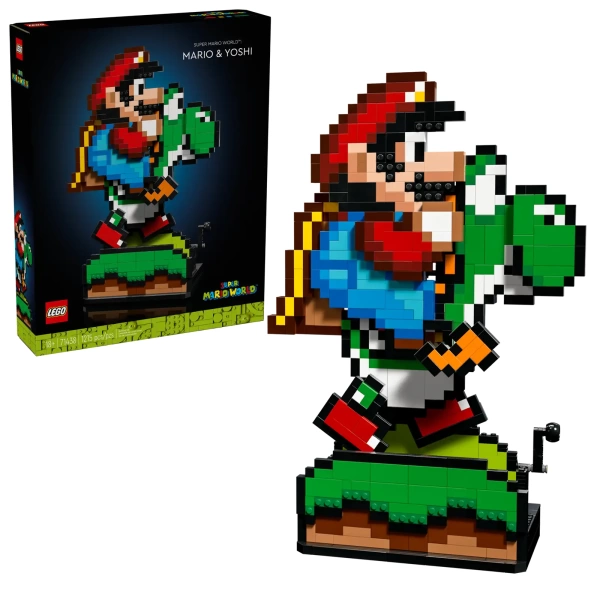 lego super mario en yoshi