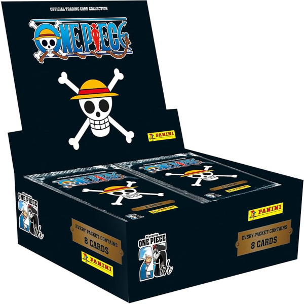 panini one piece 25th anniversary booster display