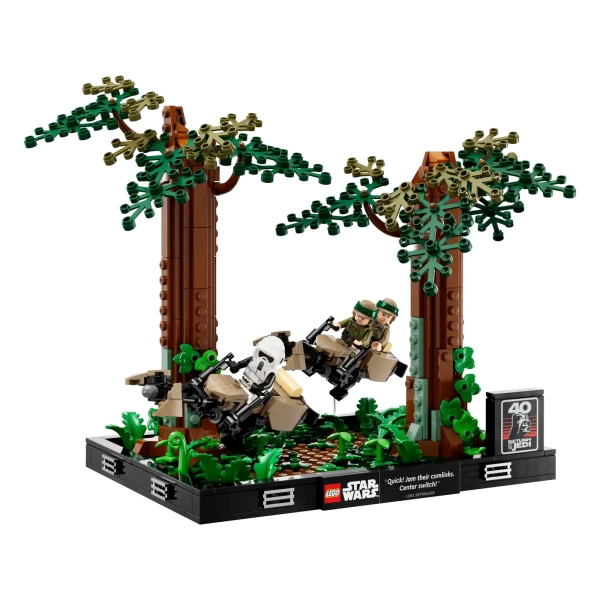 75353 LEGO Star Wars: Endor speederachtervolging diorama