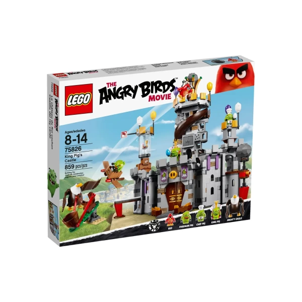 lego angry birds kasteel van koning pig