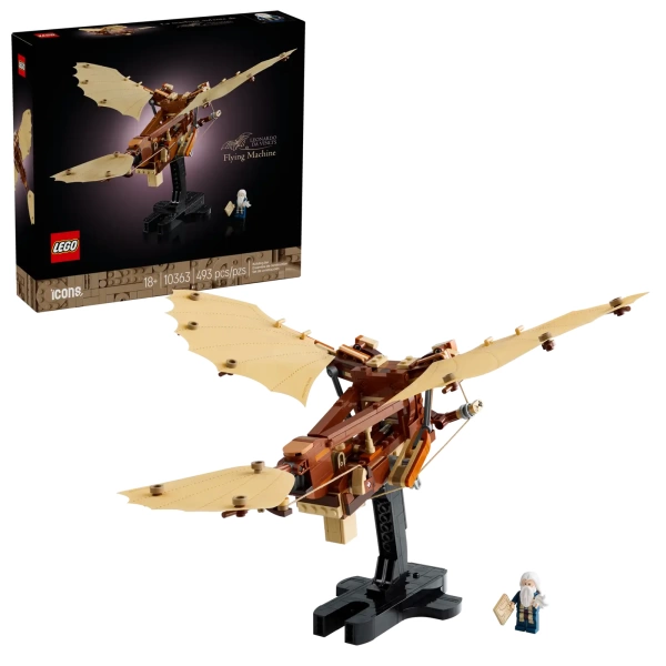 lego De vliegmachine van Leonardo da Vinci