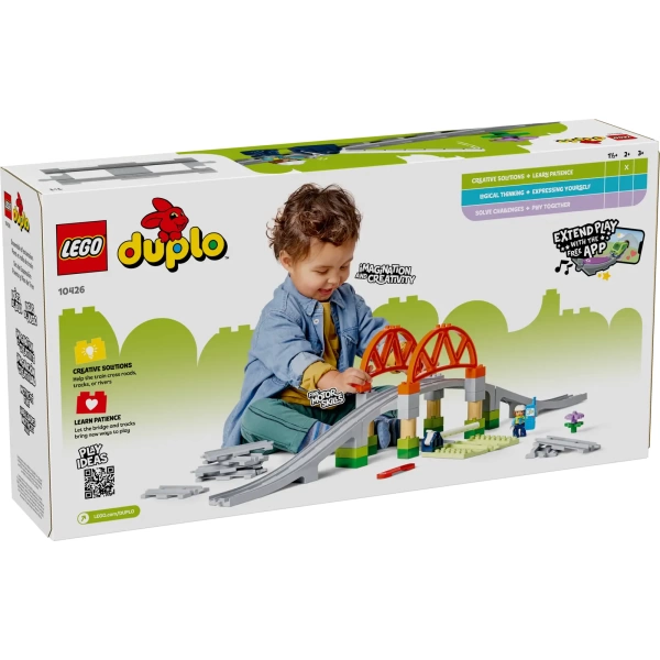 10426 LEGO Duplo: Treinbrug en Rails uitbreidingsset