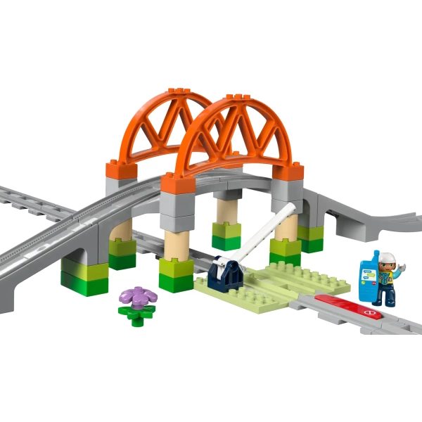 10426 LEGO Duplo: Treinbrug en Rails uitbreidingsset