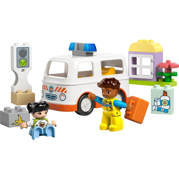 lego duplo ambulance met chauffeur