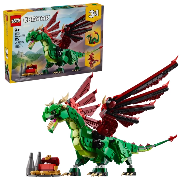 lego creator middeleeuwse draak