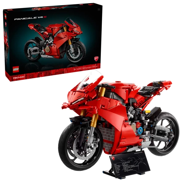 LEGO Technic 42202 Ducati Panigale V4 S motor