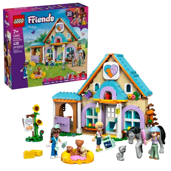 lego friends Dierenkliniek voor paarden en huisdieren