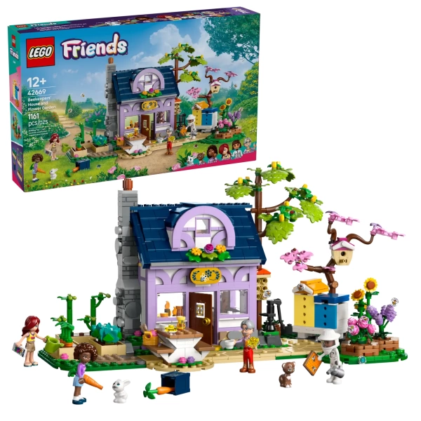 lego friends imkershuis met bloementuin