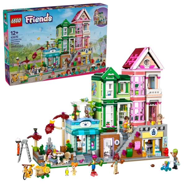 lego friends heartlake city appartementen winkels 42670 korting