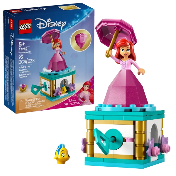 lego disney draaiende ariël