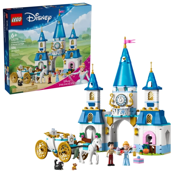 lego disney assepoesters kasteel en paardenkoets 43275