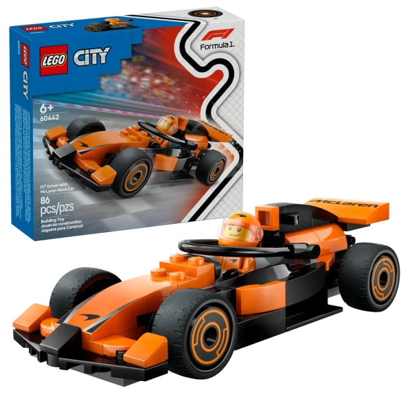 60442 LEGO city F1 courreur mclaren