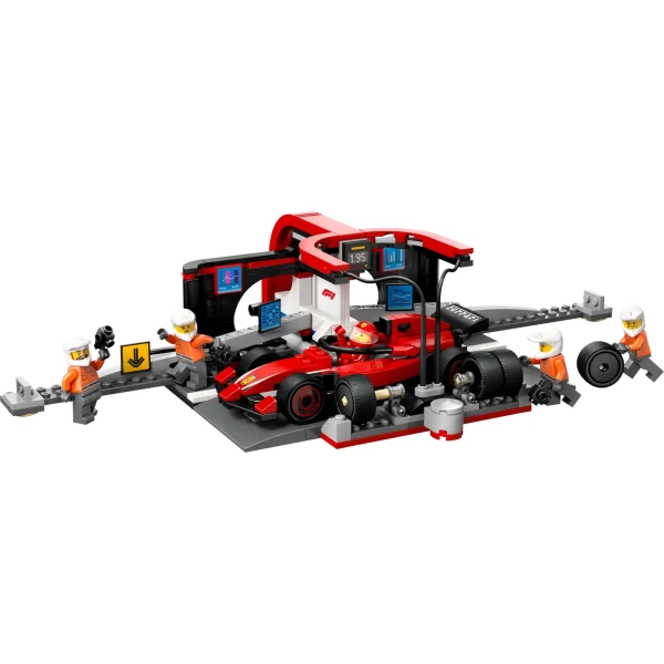 60443 LEGO City: F1 pitstop en pitcrew met Ferrari auto