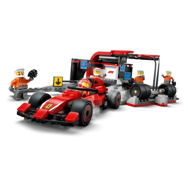 60443 LEGO City: F1 pitstop en pitcrew met Ferrari auto