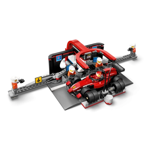 60443 LEGO City: F1 pitstop en pitcrew met Ferrari auto