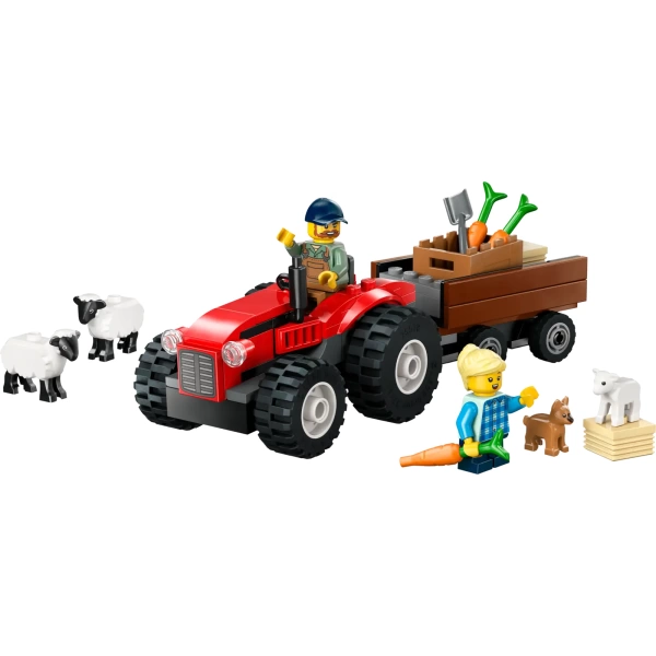 60461 LEGO City: Rode tractor met Aanhanger en Schapen