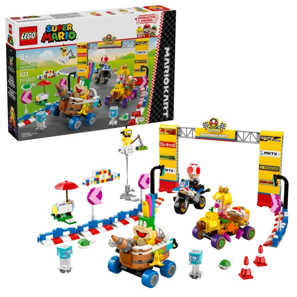 LEGO super mario Mario Kart Baby Peach en grand prix–set