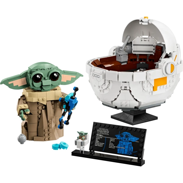 75403 LEGO Star Wars: Grogu met zweefkinderwagen