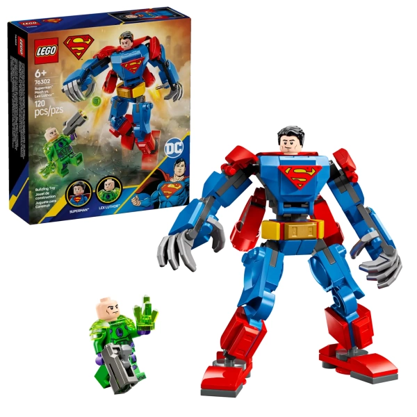 76302 lego Superman mecha vs. Lex Luthor