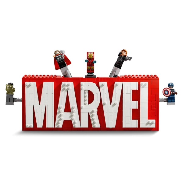 76313 LEGO MARVEL: Logo en Minifiguren