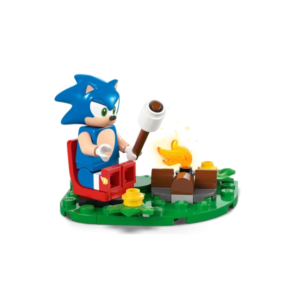 77001 LEGO Sonic: Sonics krachtmeting bij het kampvuur