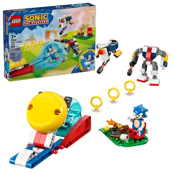 lego sonic Krachtmeting bij het kampvuur