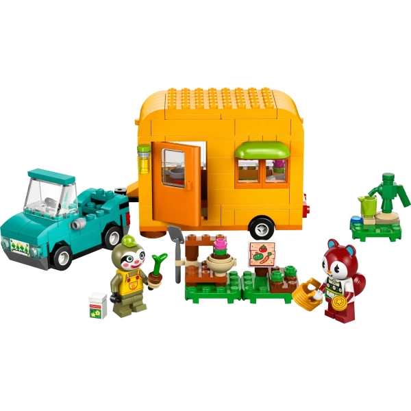 77054 LEGO Animal Crossing: Leifs Caravan en Tuinwinkel