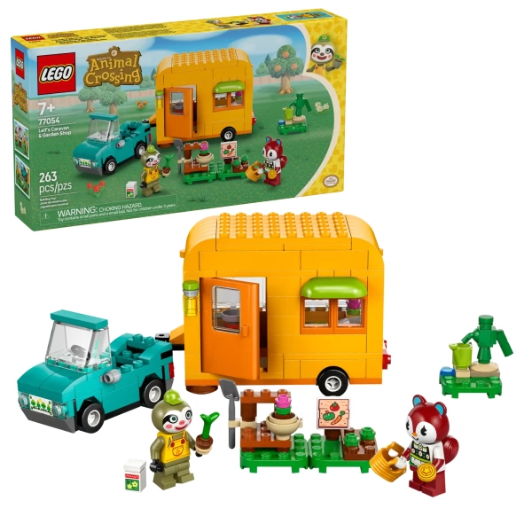 lego animal crossing leifs caravan en tuinwinkel