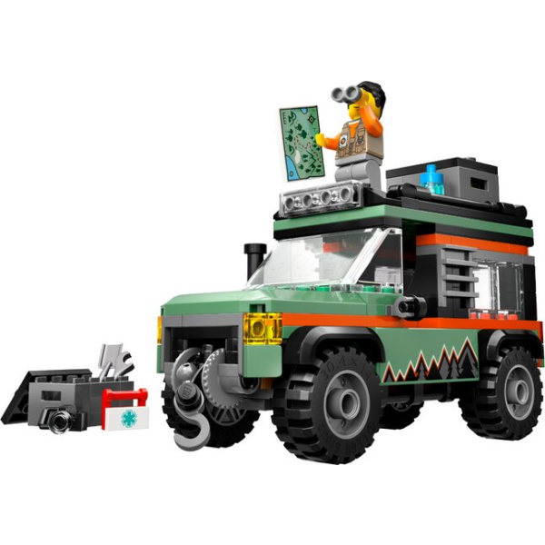 60447 LEGO City: 4x4 Terreinwagen voor in de bergen