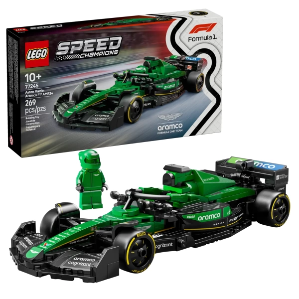 lego speed champions Aston Martin Aramco F1 AMR24 racewagen