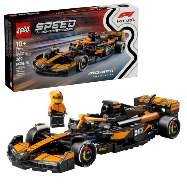 speed champions McLaren F1 Team MCL38 racewagen