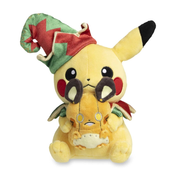 pokémon center knuffel pikachu dendenne