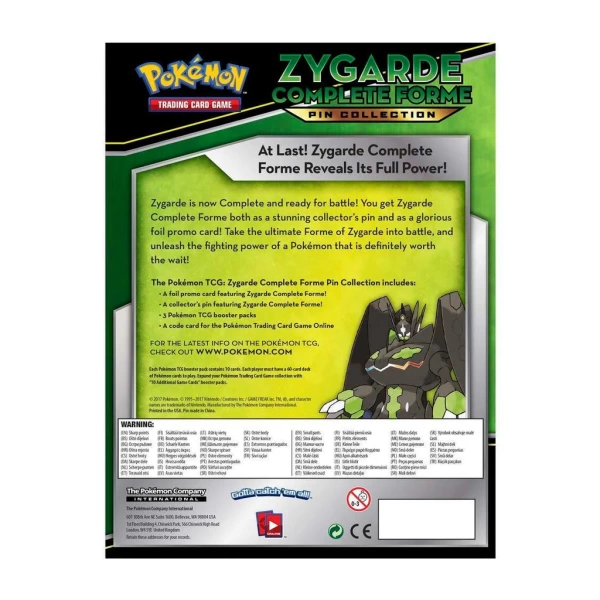 Pokémon: Zygarde Complete Forme Pin Collection