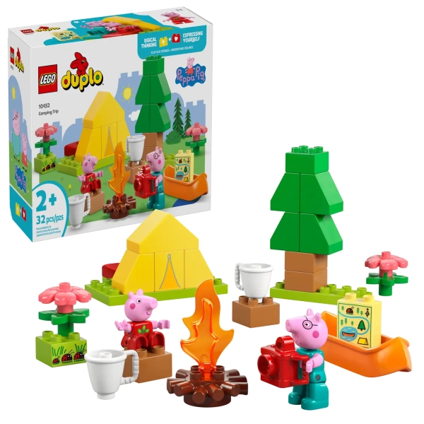 lego duplo peppa pig kampeertriip