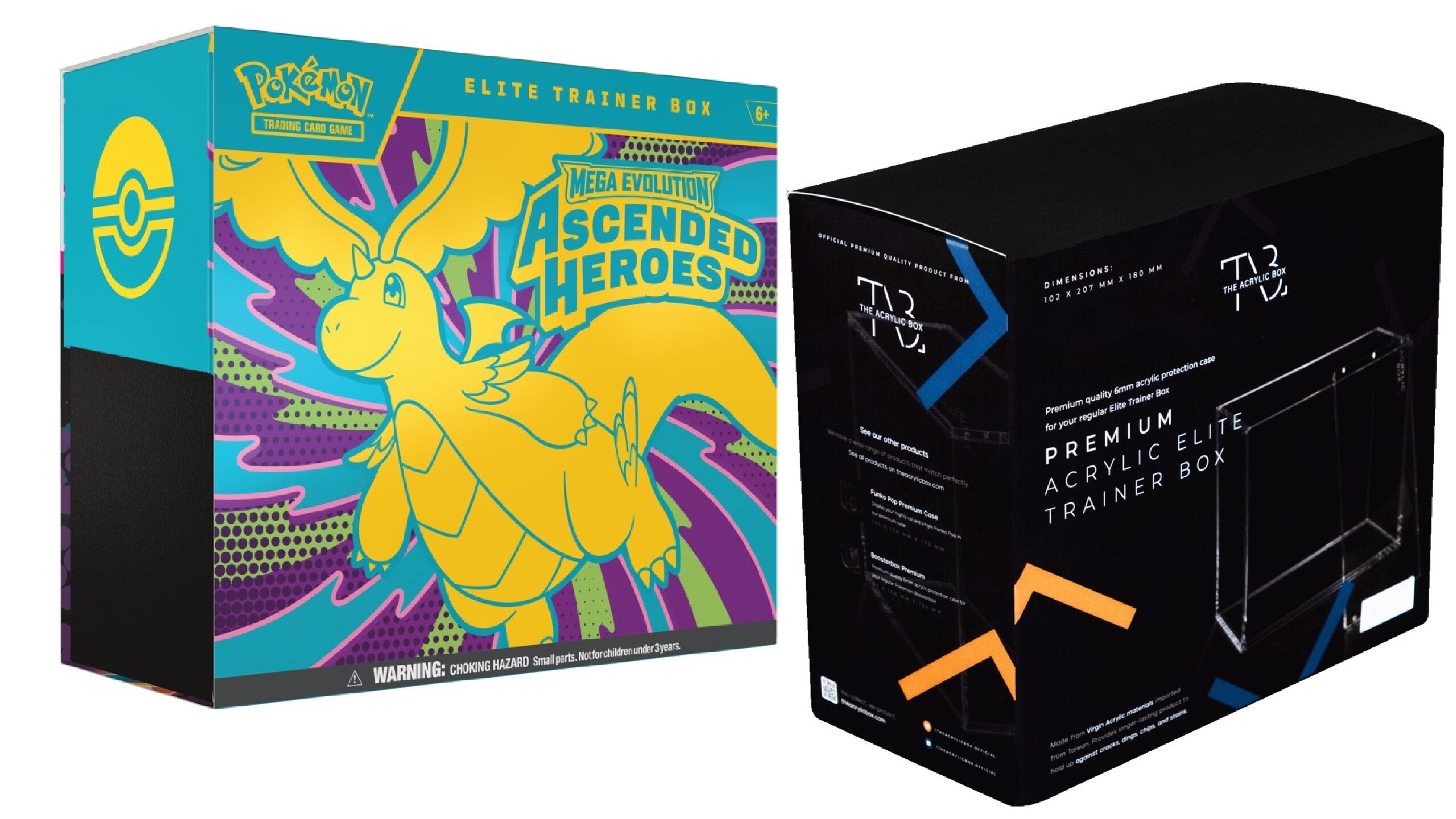 Pokémon Ascended Heroes: Elite Trainer Box + Acryl Elite Trainer Box