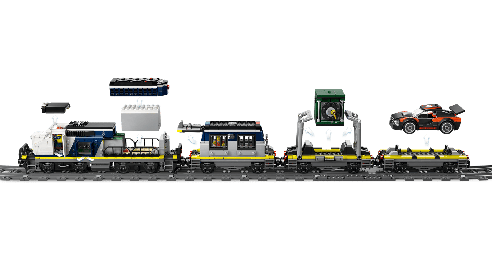 60508 LEGO City: Overval op Politietrein - Afbeelding 6