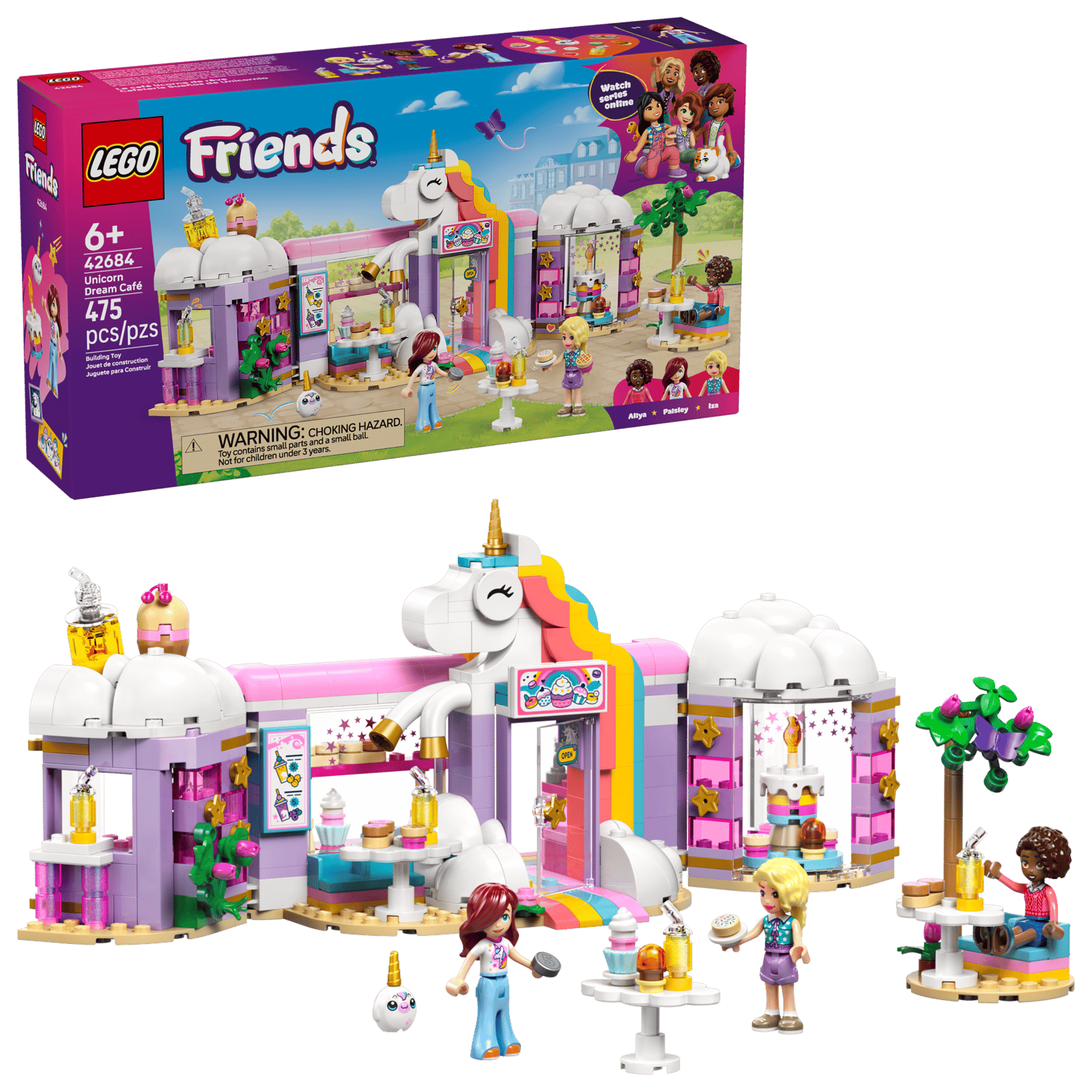 42684 lego friends eenhoorn droomcafé