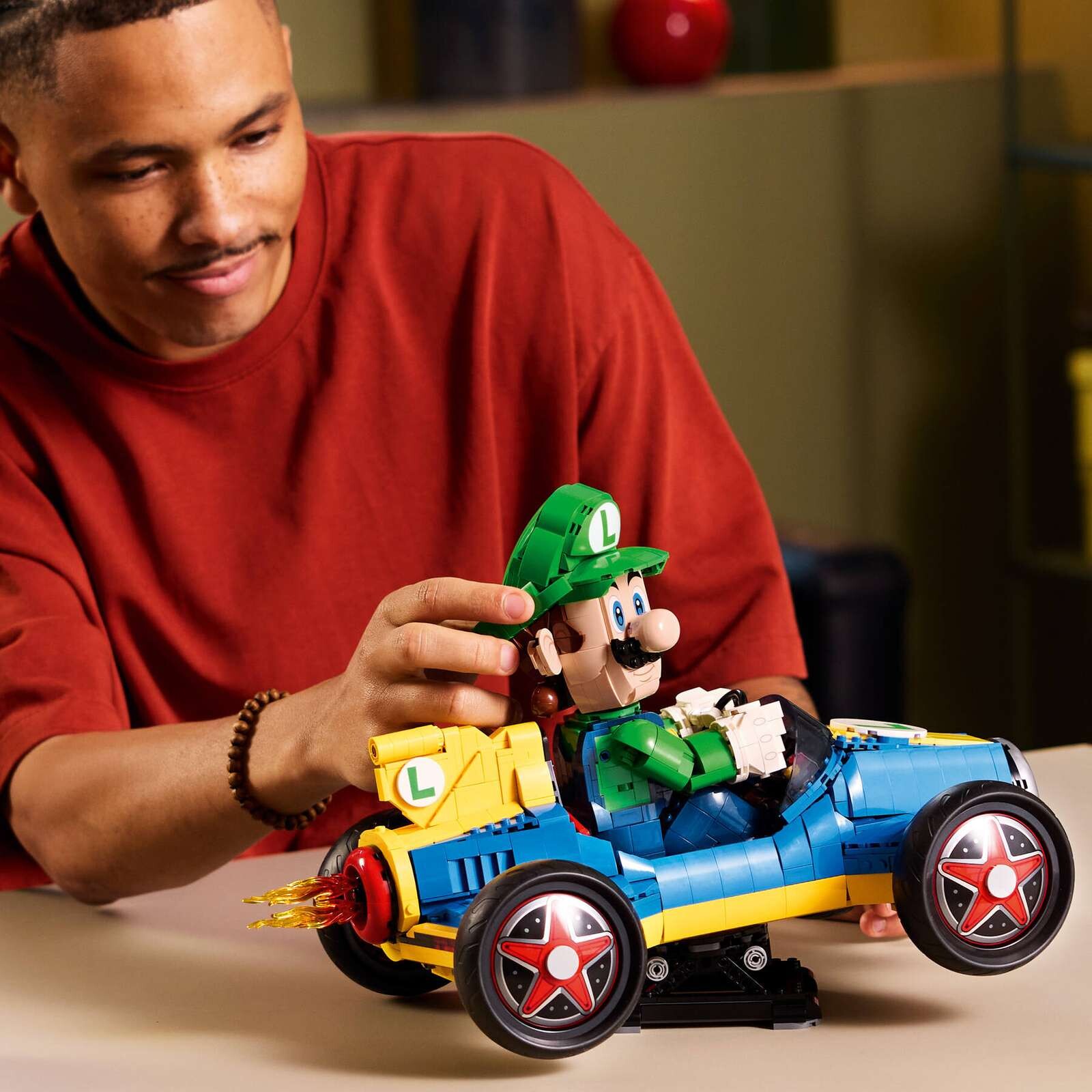 72050 LEGO Super Mario Kart: Luigi en Mach 8 - Afbeelding 5