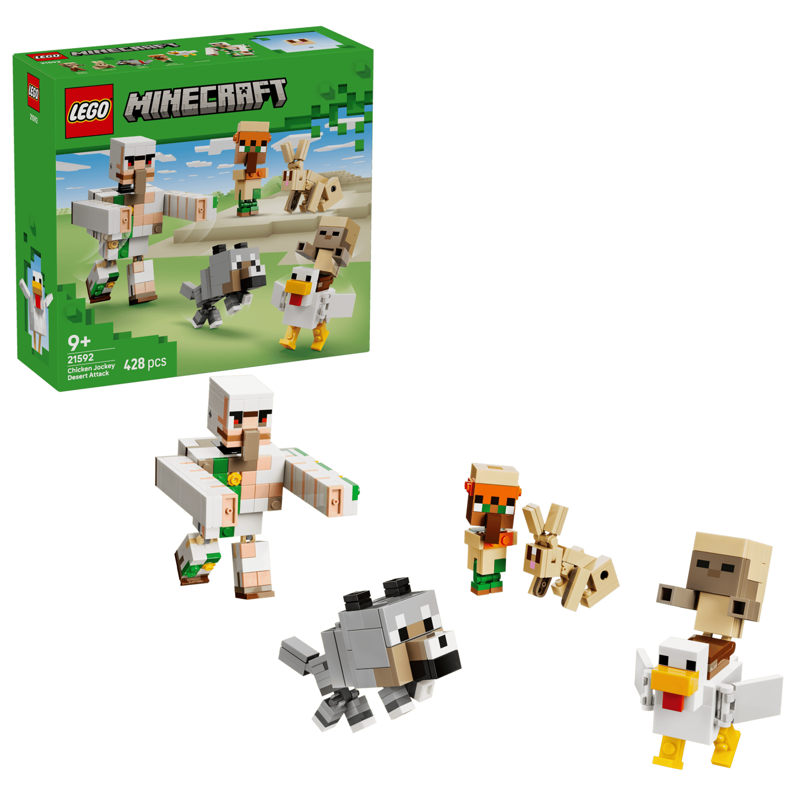 lego minecraft Kipberijder woestijnaanval