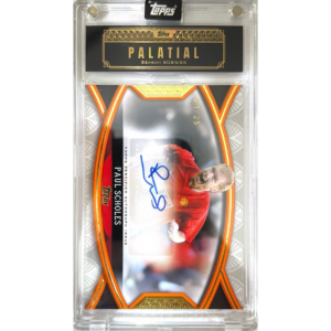 Topps 2025/26 Manchester United Palatial Paul Scholes /25 Stretford End Ovation Autograph SE-PS