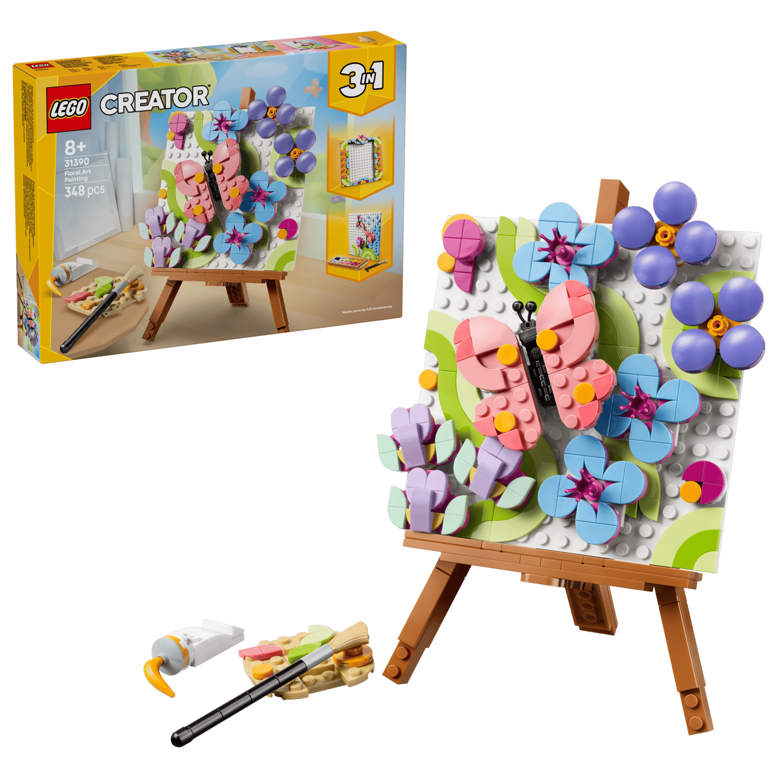 Met deze prachtige LEGO Creator Bloemenschilderij (31390) bouwset krijgen kinderen eindeloze mogelijkheden om zich van hun artistieke kant te laten zien.