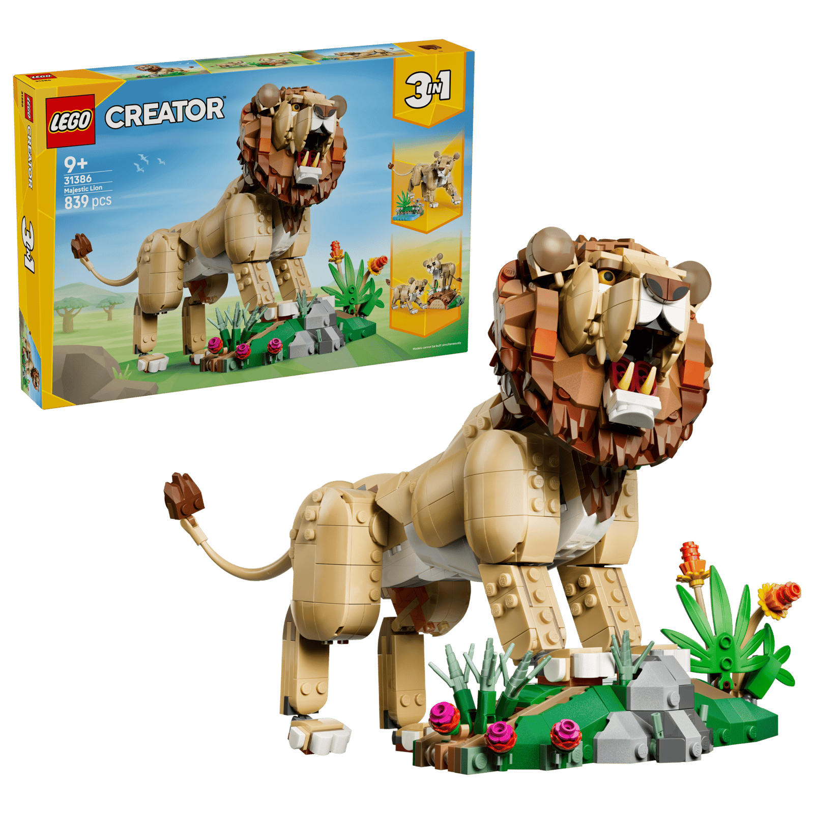 lego creator Wilde dieren: majestueuze leeuw