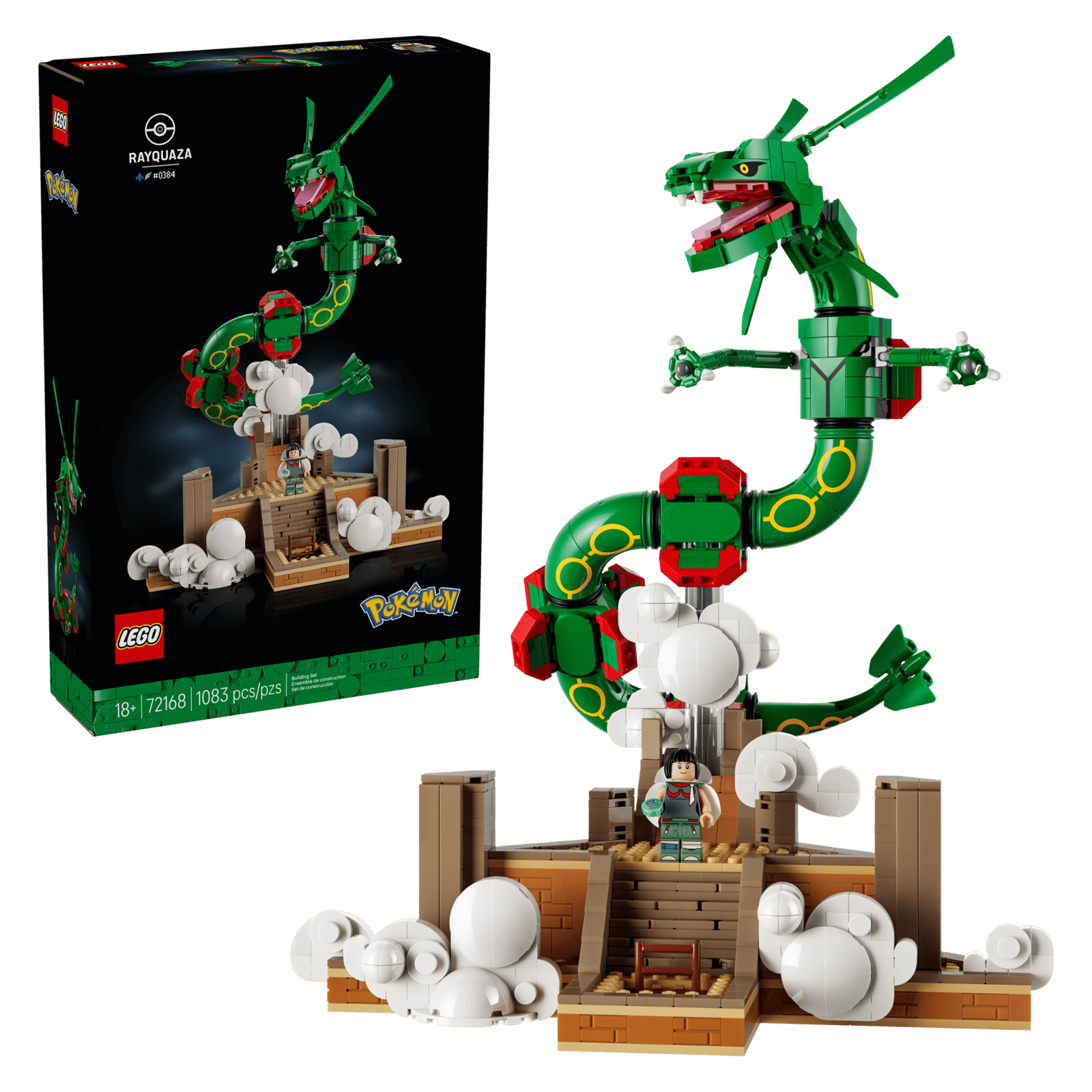 Ga helemaal op in een boeiende creatieve activiteit en ontketen de kracht van de Legendarische Pokémon Rayquaza (72168)
