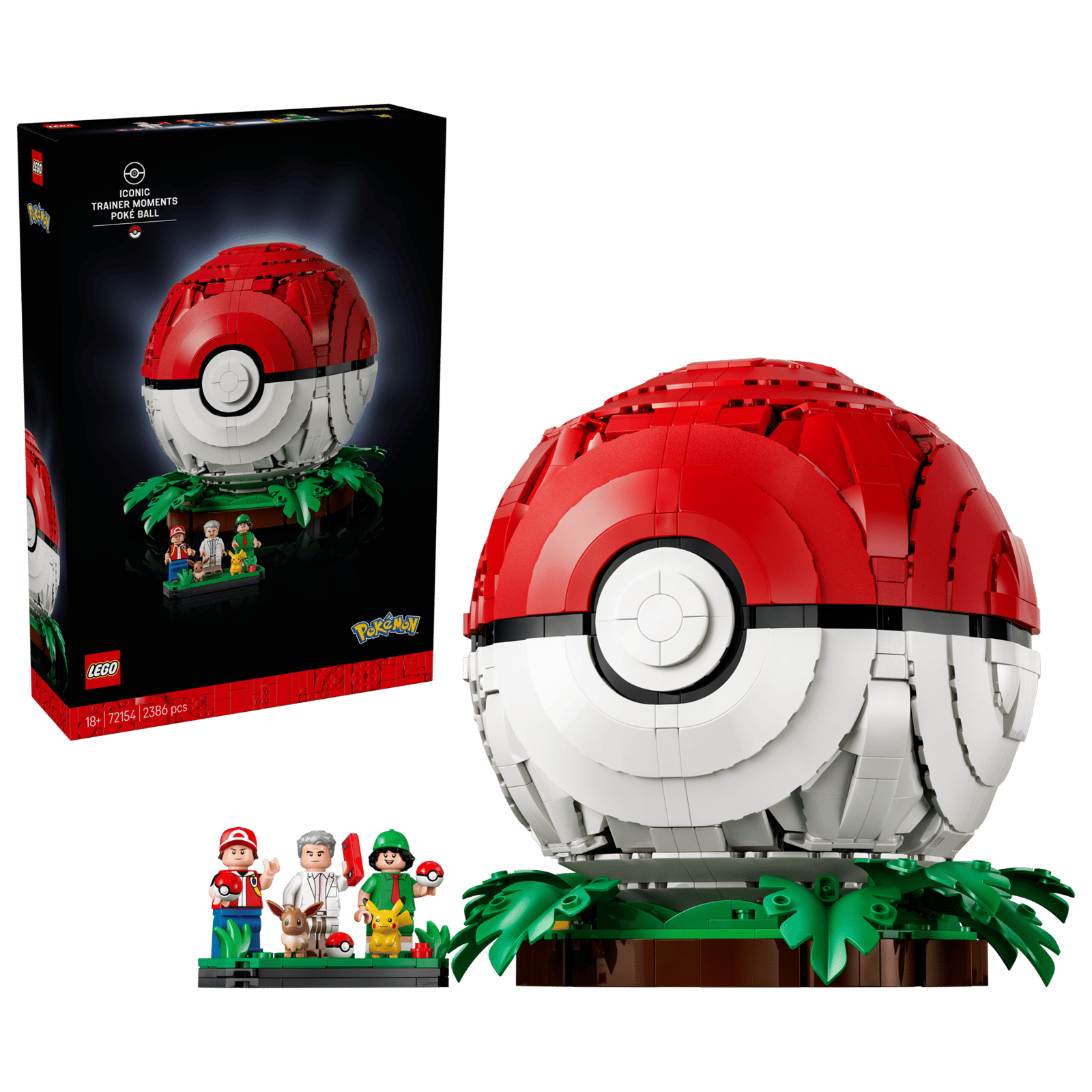 72154 LEGO Pokémon Pokéball met Trainer scènes