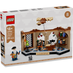 lego Eerbetoon aan Leonardo da Vinci